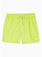 Topman Mens Green Neon Lime Swim Shorts