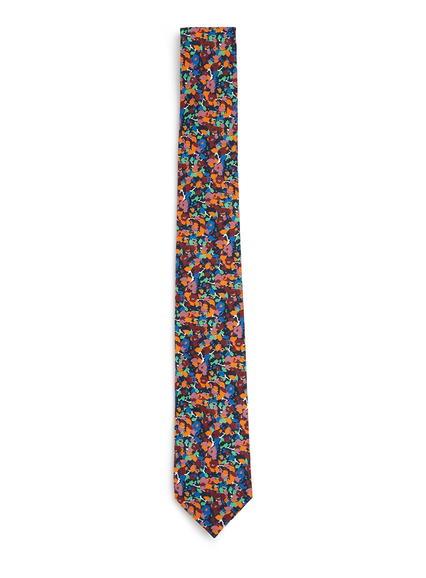 Topman Mens Multi Winter Floral Print Tie