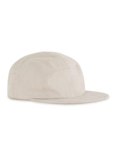 Topman Mens Brown Topman Premium Stone Faux Suede Panel Cap