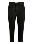 Topman Mens Black Relaxed Tapered Chinos