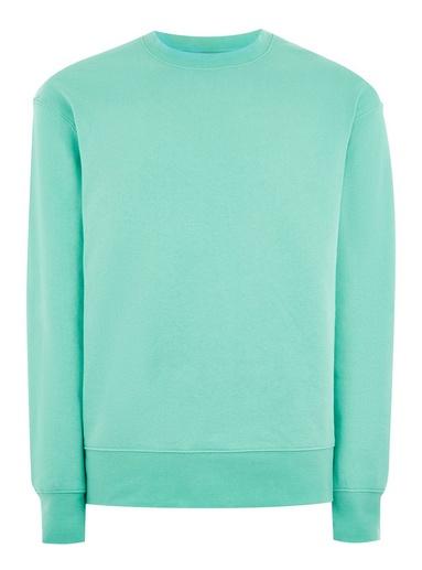 Topman Mens Green Classic Sweatshirt