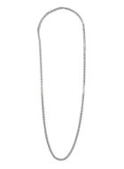 Topman Mens Silver Sliver Look Chain Bar Necklace*
