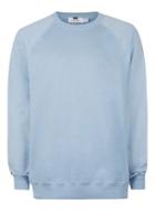 Topman Mens Blue Side Panelled Oversized Sweatshirt