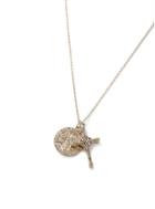 Topman Mens Gold Cross And Coin Necklace*