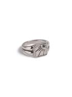 Topman Mens Silver Sun Ring