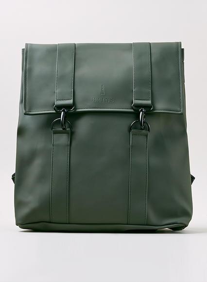 Topman Mens Rains Green Messenger Bag