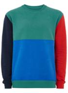 Topman Mens Multi Color Block 90's Sweatshirt