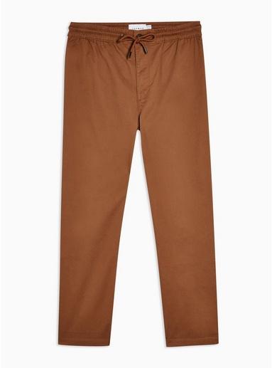 Topman Mens Brown Rust Woven Joggers