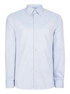 Topman Mens Charlie Casely-hayford X Topman Light Blue Twill Long Sleeve Shirt
