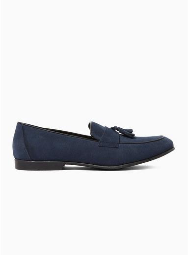 Topman Mens Navy Prince Tassle Loafers