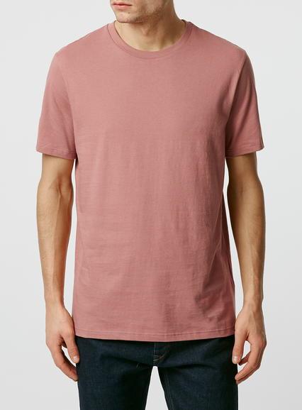 Topman Mens Brown Summer Rust Slim Fit T-shirt