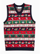 Topman Mens Multi Holiday Best Day Knitted Tank