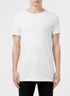 Topman Mens Selected Homme White Longline T-shirt
