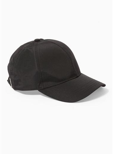 Topman Mens Black Tech Curve Peak Cap