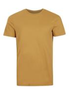 Topman Mens Brown Mustard Slim Fit T-shirt