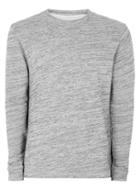 Topman Mens Grey Selected Homme Gray High Neck Sweatshirt