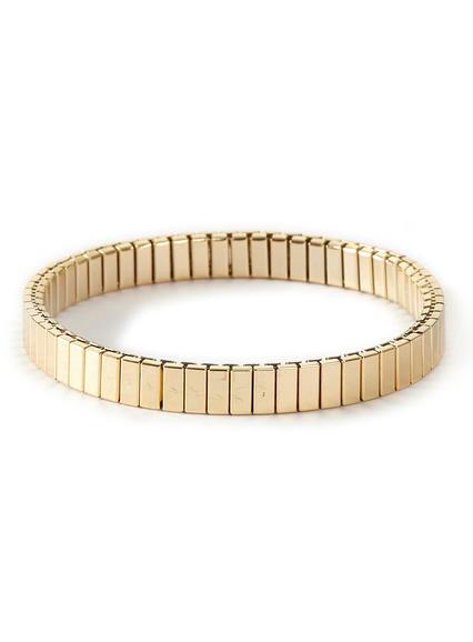 Topman Mens Metallic Gold Look Stretch Bracelet*