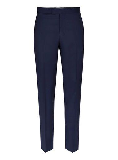 Topman Mens Charlie Casely-hayford X Topman Blue Twill Skinny Wedding Suit Pants