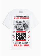 Topman Mens White 'run-dmc 1986' Print T-shirt