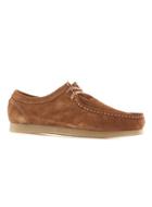 Topman Mens Brown Tan Suede Wallaby Lace Up Shoes