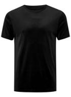 Topman Mens Black Velour Muscle T-shirt
