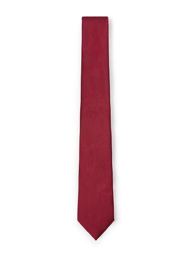 Topman Mens Red Plain Tie