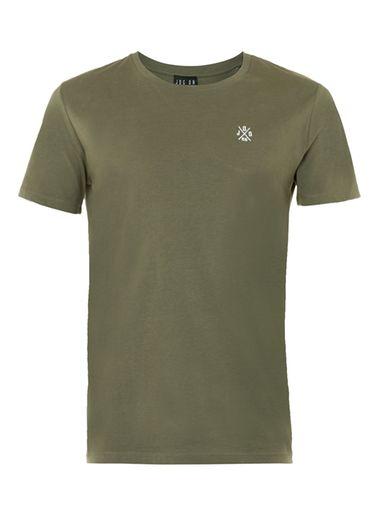 Topman Mens Jog On Green Organic Cotton T-shirt*