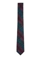 Topman Mens Multi Black Technicolour Tie