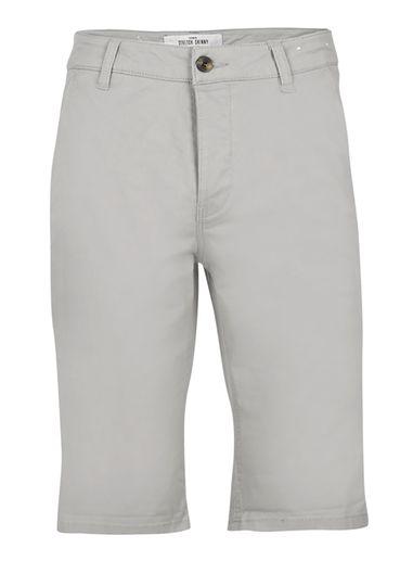 Topman Mens Grey Longer Length Chino Short