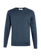 Topman Mens Blue Indigo Classic Sweatshirt