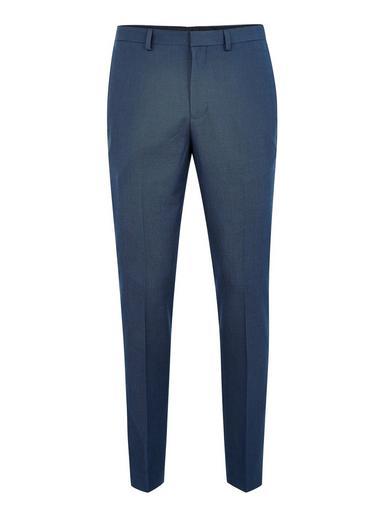 Topman Mens Blue Two Tone Pants