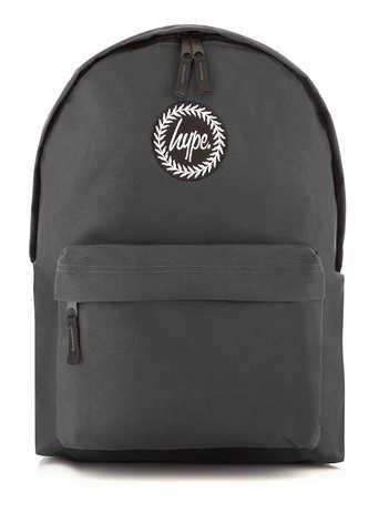 Topman Mens Grey Hype Logo Backpack*