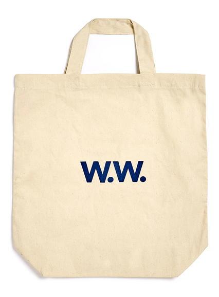 Topman Mens Wood Wood White Tote Bag