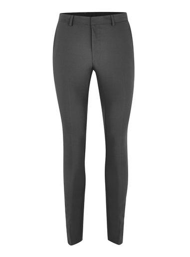 Topman Mens Grey Charcoal Smart Spray On Pants