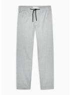 Topman Mens Grey Gray And White Stretch Skinny Pants
