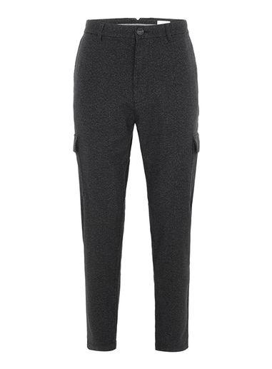 Topman Mens Selected Homme Black 'ken' Pants