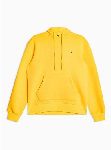Topman Mens Antioch Yellow Heavyweight Hoodie*