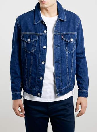 Mens Levis Washed Blue Trucker Denim Jacket*