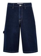 Topman Mens Blue Indigo Original Shorts
