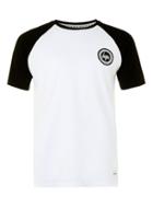 Topman Mens Hype Black And White Raglan T-shirt*