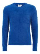 Topman Mens Plush Blue Sweater