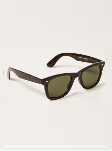 Topman Mens Brown Dark Tortoisehell 50's Sunglasses