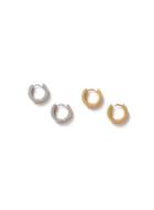 Topman Mens Silver Hoop Pack*