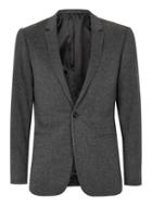 Topman Mens Mid Grey Gray Cashmere Skinny Blazer