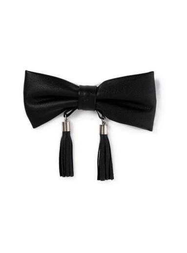 Topman Mens Black Tassel Bow Tie*
