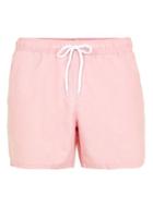 Topman Mens Pink Pigment Wash Swim Shorts