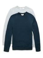 Topman Mens Long Sleeve Grey Sweatshirt And Navy Sweatshirt 2 Pack*