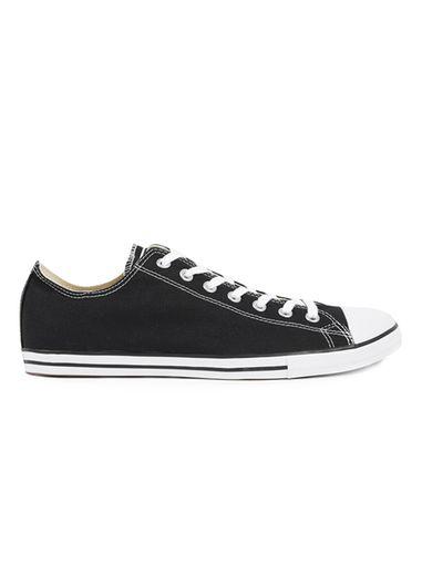 Topman Mens Converse Black All Star Lean Plimsolls