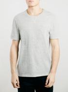 Topman Mens Cream Ltd Core Off White Tri-marl T-shirt