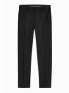 Topman Mens Black Textured Skinny Fit Pants